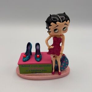 VTG Danbury Mint Betty Boop Fabulous Pair of Shoes It's a Girl Thing Figurine